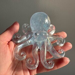Iridescent Resin Octopus Figurine